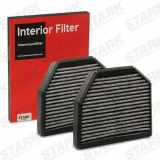 STARK SKIF-0170418 Innenraumfilter Pollenfilter Aktivkohlefilter Höhe: 40 Länge: