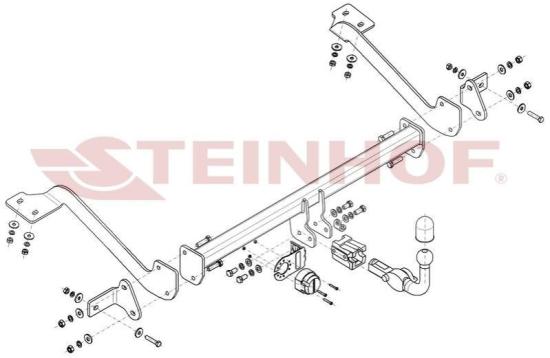 STEINHOF Anhängerkupplung für CITROËN BERLINGO (B9) Bild STEINHOF Anhängerkupplung für CITROËN BERLINGO (B9)