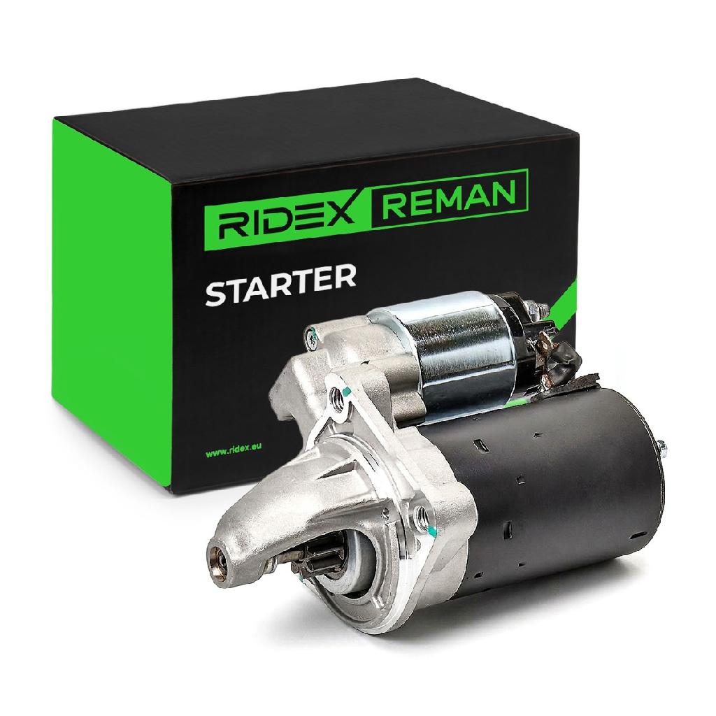 RIDEX REMAN Motor Starter/Anlasser 1,1kW für FORD Fiesta Mk6 Schrägheck