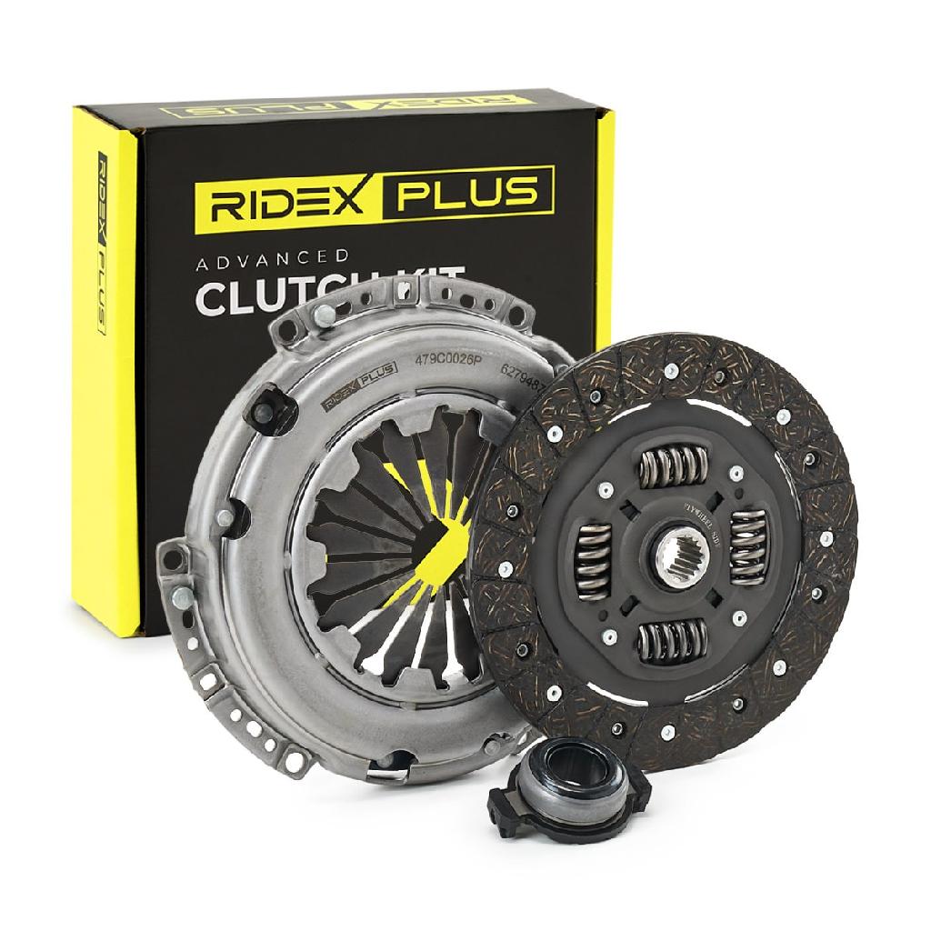 RIDEX PLUS 479C0026P Kupplungssatz passend für PEUGEOT 206 Schrägheck (2A/C)