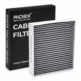 RIDEX 424I0339 Innenraumfilter Pollenfilter Aktivkohlefilter Höhe: 30 Breite: