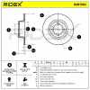 RIDEX 82B1384 2x Bremsscheiben Vorne Ø252mm voll für SKODA 105,120 (742) Bild RIDEX 82B1384 2x Bremsscheiben Vorne Ø252mm voll für SKODA 105,120 (742)