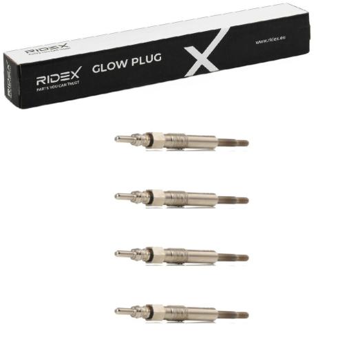 4x RIDEX Diesel Glühkerze 11V Schlüsselweite: 10mm Gewindemaß:M10x1.0 für VW Bild 4x RIDEX Diesel Glühkerze 11V Schlüsselweite: 10mm Gewindemaß:M10x1.0 für VW