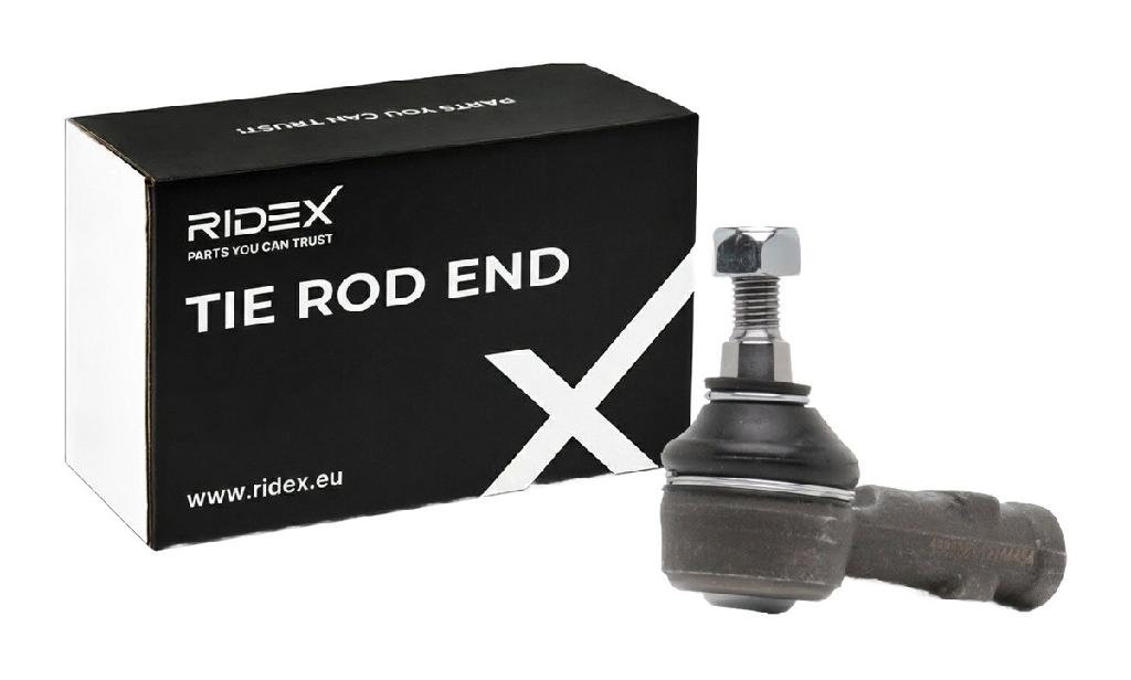 RIDEX Spurstangenkopf außen beidseitig Vorderachse Traggelenk M10X1.25 914T0371