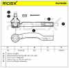 RIDEX Spurstangenkopf außen links Vorderachse Traggelenk M12X1.25 914T0256 Bild RIDEX Spurstangenkopf außen links Vorderachse Traggelenk M12X1.25 914T0256