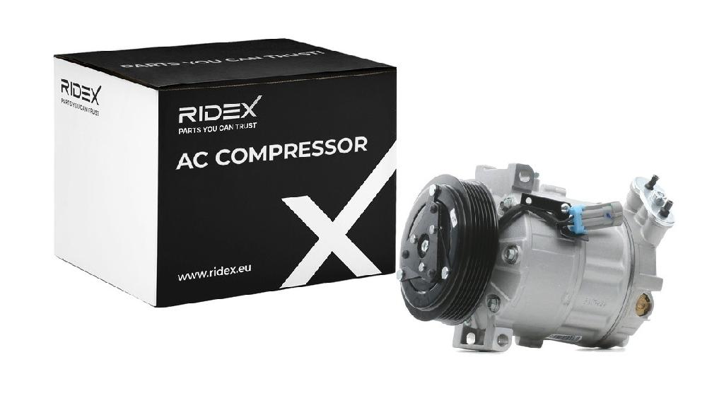 RIDEX A/C Kompressor für Klimaanlage Klimakompressor Kältemittel: R134a PAG 46