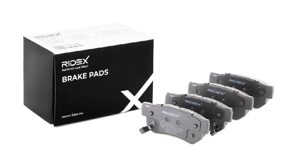 RIDEX Bremsbelagsatz Bremsbeläge Hinten für HYUNDAI ix35 (LM, EL, ELH) für KIA