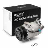 RIDEX A/C Kompressor für Klimaanlage Klimakompressor mit ID: CVC Kältemittel: