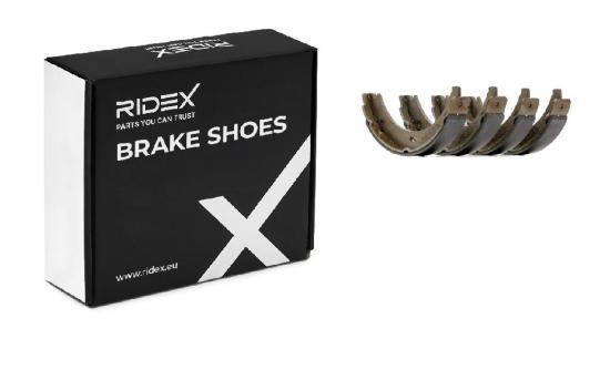 RIDEX Bremsbacken Satz für Trommelbremse Hinten mit Zubehör ohne 70B0147 Bild RIDEX Bremsbacken Satz für Trommelbremse Hinten mit Zubehör ohne 70B0147