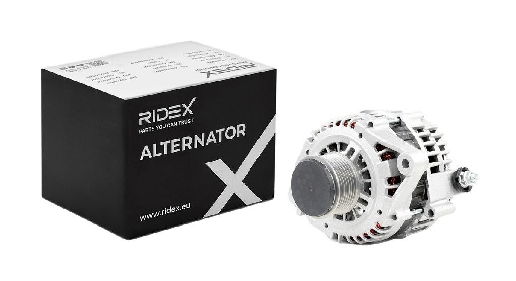 RIDEX 4G0166 Lichtmaschine 90A 12V Drehrichtung im Uhrzeigersinn mit für NISSAN