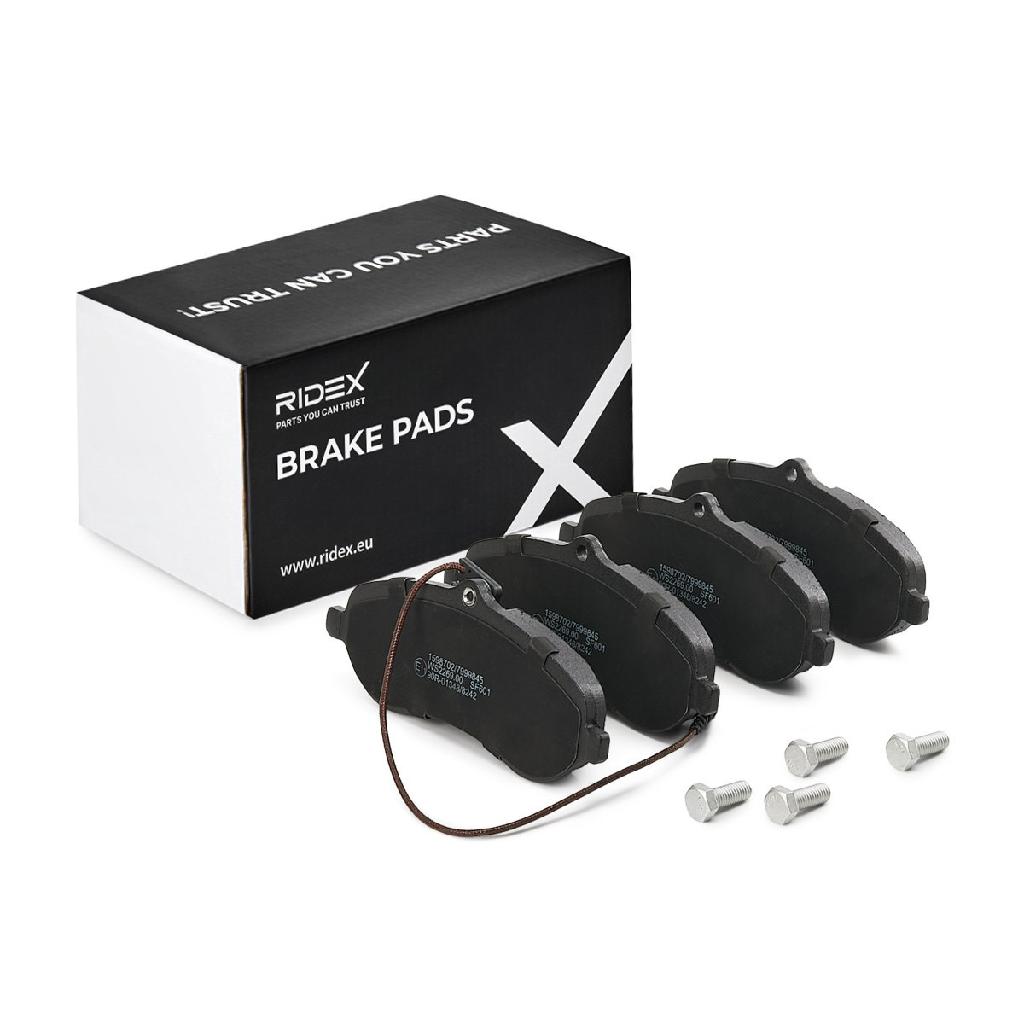 RIDEX Bremsbelagsatz Bremsbeläge Vorne für CITROËN JUMPY Kasten für FIAT Scudo