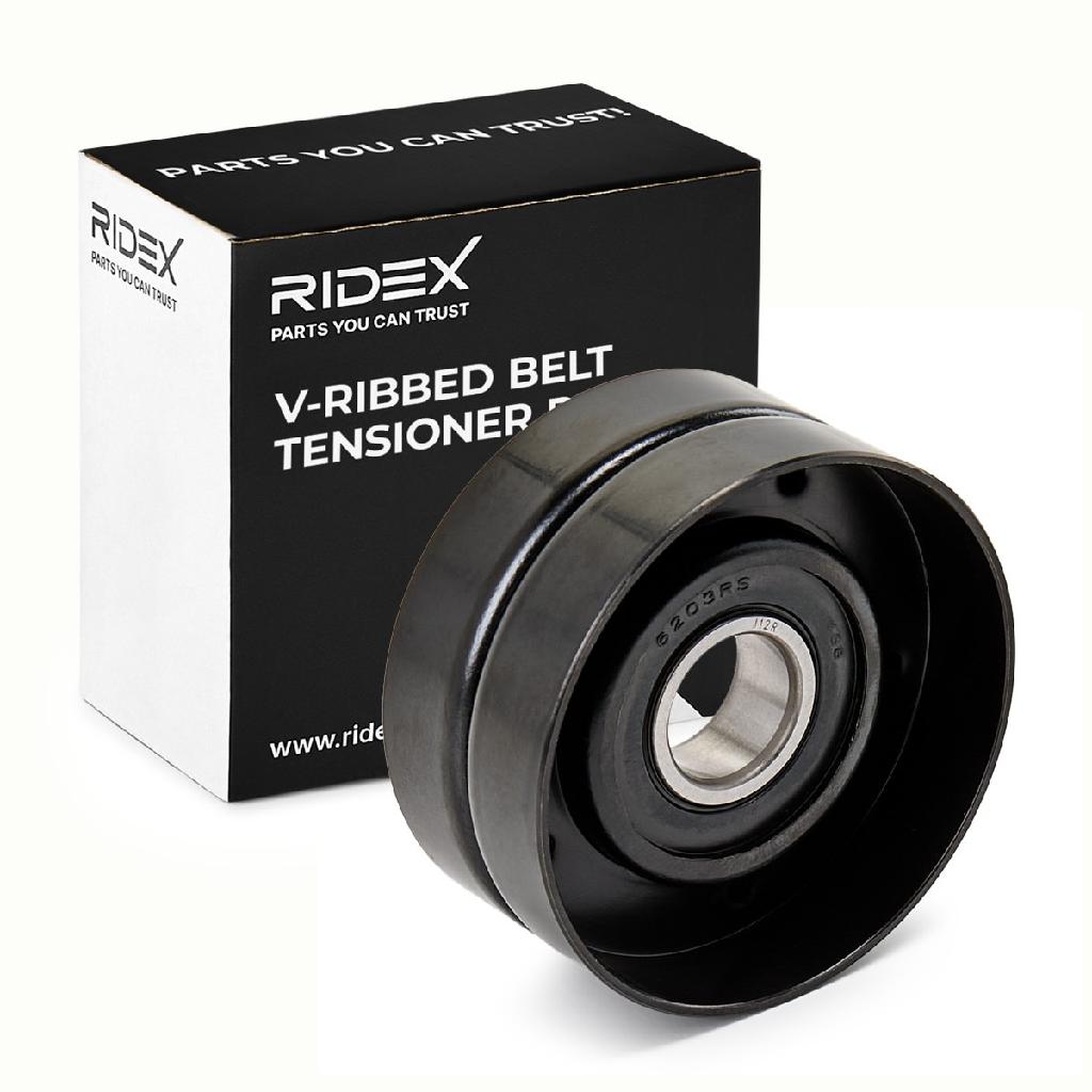 RIDEX 310T0203 Spannrolle Keilrippenriemen passend für MERCEDES-BENZ 68040206AA