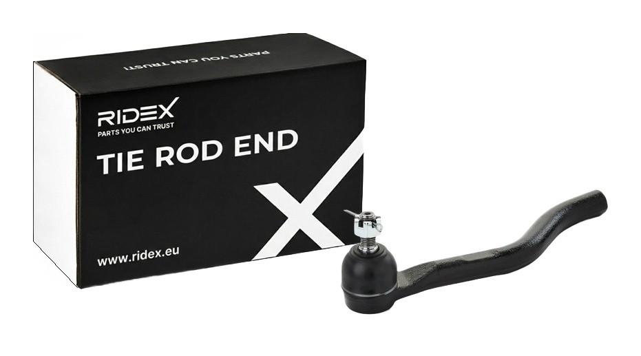 RIDEX Spurstangenkopf Vorderachse links Traggelenk FM14X1.5 RHT MM12X1.25 RHT