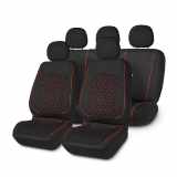 RIDEX 4773A0190 PKW Sitzschonbezug Vorne und Hinten Satz Polyester Rot Schwarz
