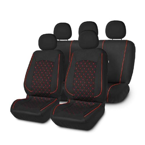 RIDEX 4773A0190 PKW Sitzschonbezug Vorne und Hinten Satz Polyester Rot Schwarz Bild RIDEX 4773A0190 PKW Sitzschonbezug Vorne und Hinten Satz Polyester Rot Schwarz