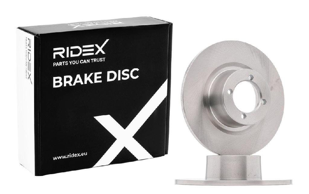 RIDEX 82B1308 1x Bremsscheibe Vorne Ø240mm voll für BMW 02 (E10) 34111117422
