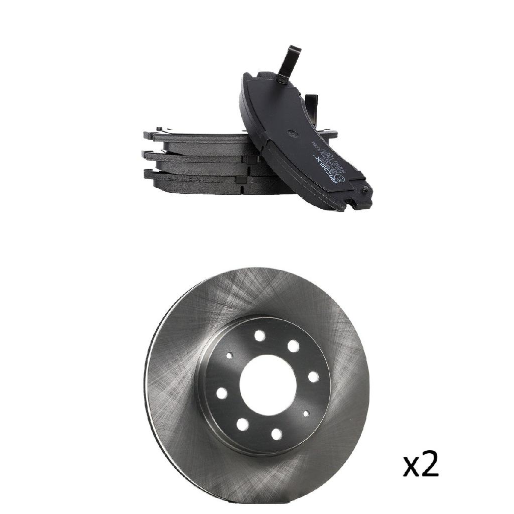 RIDEX Bremsenset Vorne Belüftet Ø276mm - Bremsscheiben und Beläge für MITSUBISHI