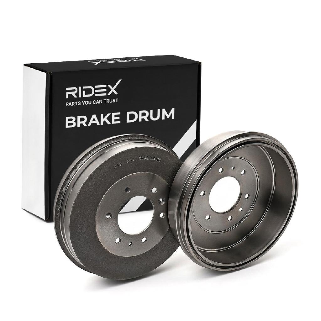 RIDEX 123B0231 2x Bremstrommeln Set Hinten AußenØ347,0mm für FORD RANGER