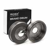 RIDEX 123B0231 2x Bremstrommeln Set Hinten AußenØ347,0mm für FORD RANGER