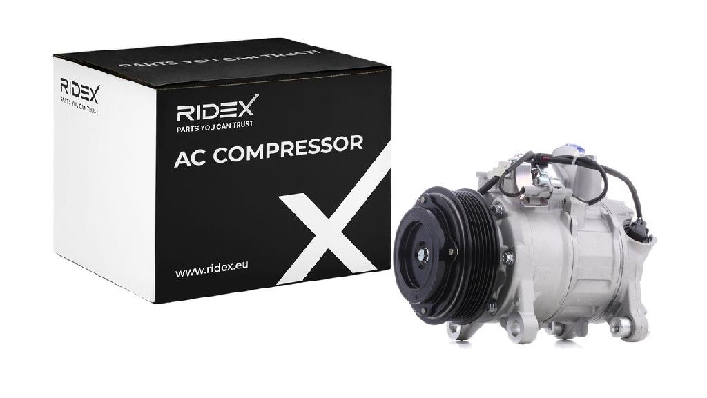 RIDEX A/C Kompressor für Klimaanlage Klimakompressor PAG 46 mit 110mm für BMW