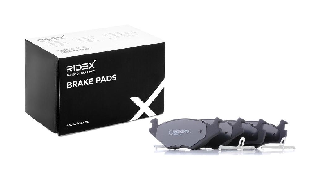 RIDEX Bremsbelagsatz Bremsbeläge Vorne für VW Golf 1I (19E, 1G1) Polo Coupe