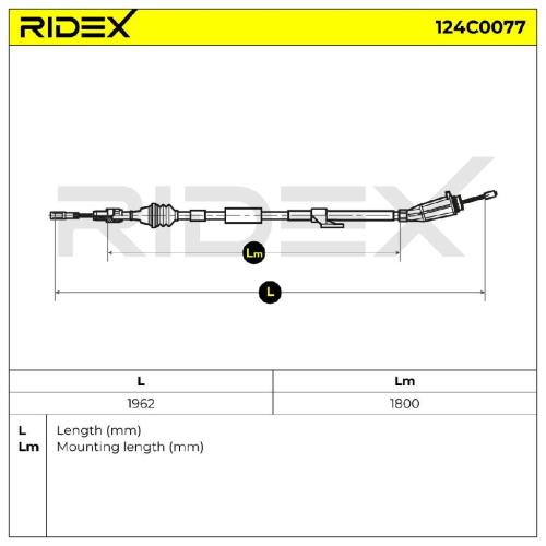 RIDEX Handbremsseil Hinten Rechts Links für VOLVO V70 II (285) Bild RIDEX Handbremsseil Hinten Rechts Links für VOLVO V70 II (285)