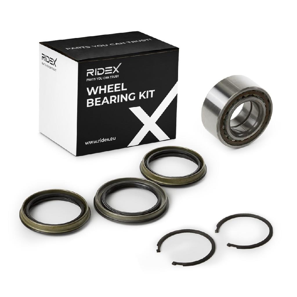 RIDEX 654W0452 Radlagersatz pro 1 Rad Vorne beidseitig für TOYOTA RAV 4 I (SXA1)
