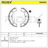 RIDEX Bremsbacken Satz für Trommelbremse Hinten ohne Zubehör 70B0159 Bild RIDEX Bremsbacken Satz für Trommelbremse Hinten ohne Zubehör 70B0159
