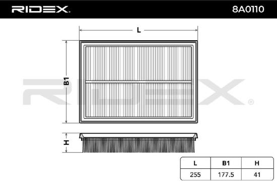 RIDEX 8A0110 Motor Luftfilter Umluftfilter für VW Golf 1V Schrägheck (1J1) Lupo Bild RIDEX 8A0110 Motor Luftfilter Umluftfilter für VW Golf 1V Schrägheck (1J1) Lupo
