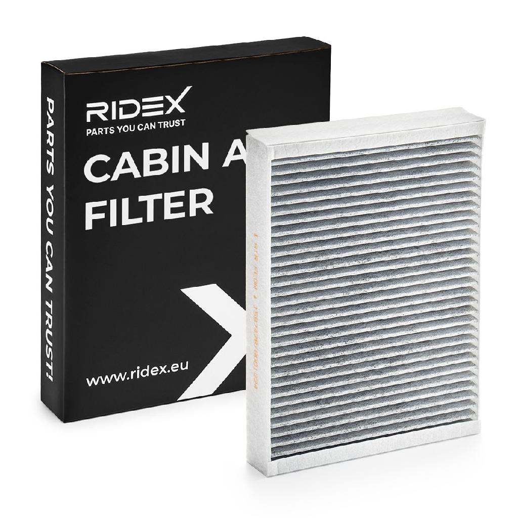 RIDEX 424I0185 Innenraumfilter Pollenfilter Aktivkohlefilter Höhe: 32 Breite: