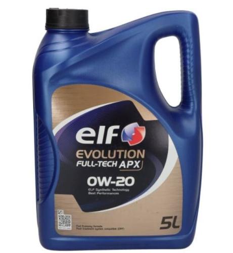 ELF Motoröl 0W-20 Evolution Motor Öl ACEA C5 API SN-RC Full-Tech APX 5L für BMW Bild ELF Motoröl 0W-20 Evolution Motor Öl ACEA C5 API SN-RC Full-Tech APX 5L für BMW