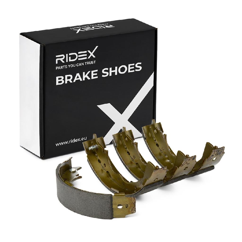 RIDEX Bremsbacken Satz für Trommelbremse Hinten für TOYOTA HILUX III Pick-up