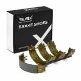RIDEX Bremsbacken Satz für Trommelbremse Hinten für TOYOTA HILUX III Pick-up