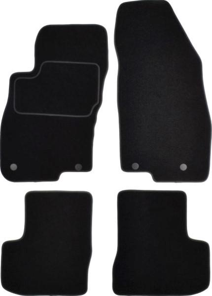 CUSTOPOL FIA200C Fußmatten Set Vorne und Hinten für FIAT PUNTO EVO (199)