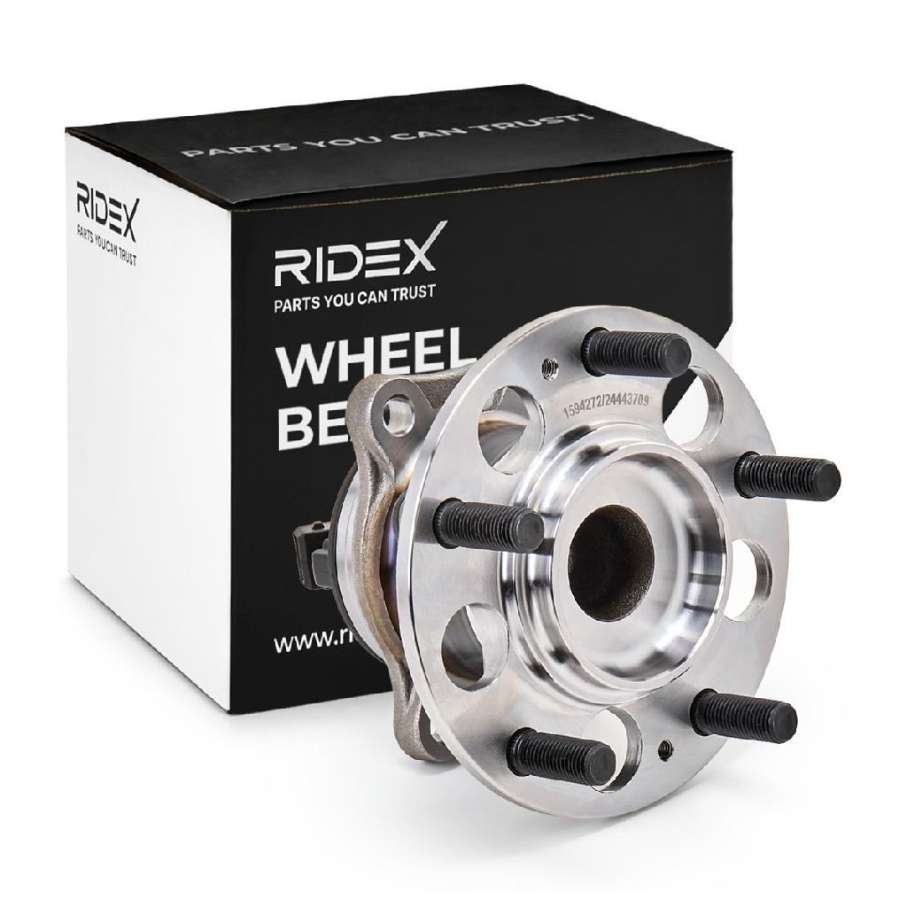 RIDEX 654W1525 Radlagersatz pro 1 Rad Hinten links rechts Schrägkugellager