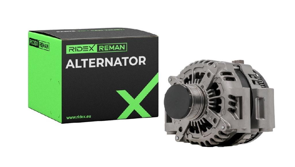 RIDEX REMAN 4G0514R Lichtmaschine 210A 12V Drehrichtung im Uhrzeigersinn mit