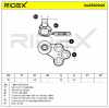 RIDEX 2462S0045 Traggelenk Führungsgelenk Vorne für AUDI 80 Limousine (8C2, B4) Bild RIDEX 2462S0045 Traggelenk Führungsgelenk Vorne für AUDI 80 Limousine (8C2, B4)