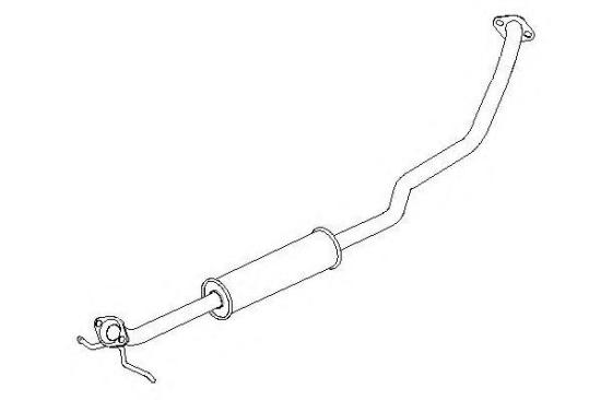 VEGAZ Mittelschalldämpfer für OPEL AGILA (B) (H08) Bild VEGAZ Mittelschalldämpfer für OPEL AGILA (B) (H08)