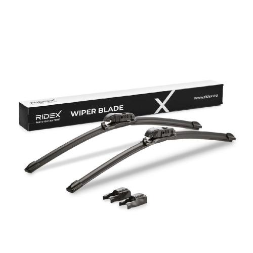 2x RIDEX Scheibenwischer Satz Wischerblätter Satz mit Spoiler Vorne Länge 1: Bild 2x RIDEX Scheibenwischer Satz Wischerblätter Satz mit Spoiler Vorne Länge 1: