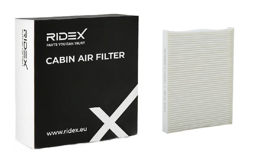 RIDEX 424I0239 Innenraumfilter Pollenfilter Höhe: 22 Breite: 189 Länge: 240