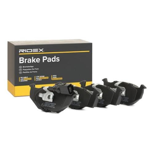 RIDEX Bremsbelagsatz Bremsbeläge Vorne für VW POLO (9N) Lupo (6X1, 6E1) Bild RIDEX Bremsbelagsatz Bremsbeläge Vorne für VW POLO (9N) Lupo (6X1, 6E1)
