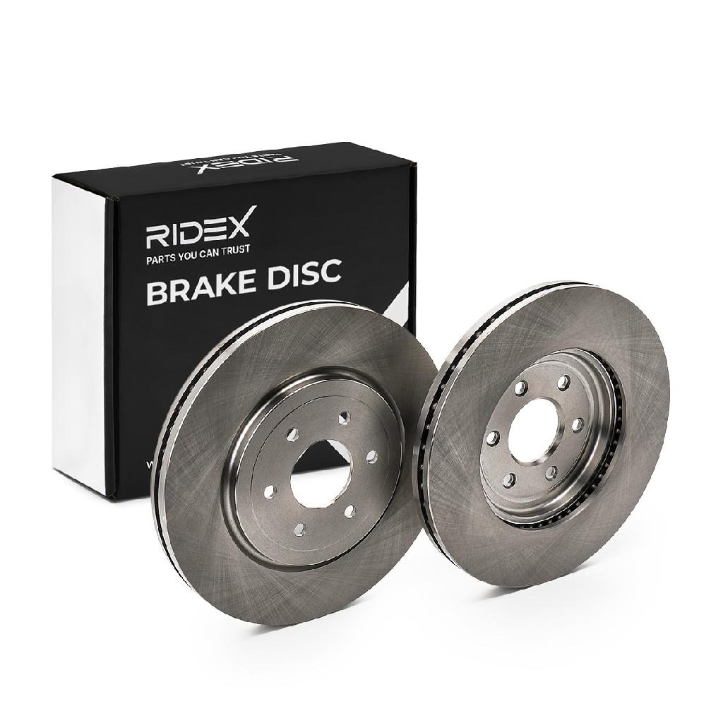 RIDEX 82B0451 1x Bremsscheibe Vorne Ø320mm Belüftet für NISSAN 402063X00B