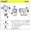 RIDEX 78B1592 Bremssattel Bremszange Vorne rechts für MITSUBISHI PAJERO I für Bild RIDEX 78B1592 Bremssattel Bremszange Vorne rechts für MITSUBISHI PAJERO I für