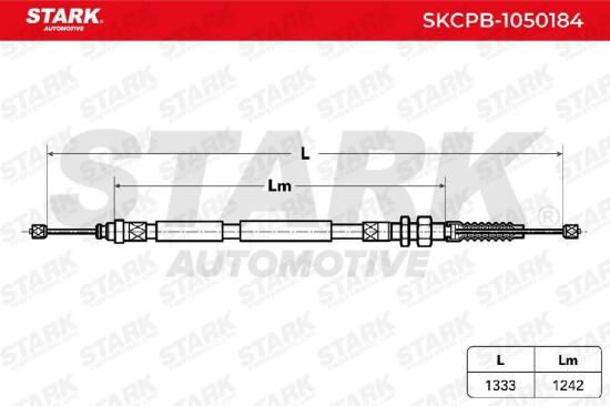 STARK Handbremsseil Vorne Rechts für CITROËN Xantia Schrägheck (X1, X2) Bild STARK Handbremsseil Vorne Rechts für CITROËN Xantia Schrägheck (X1, X2)