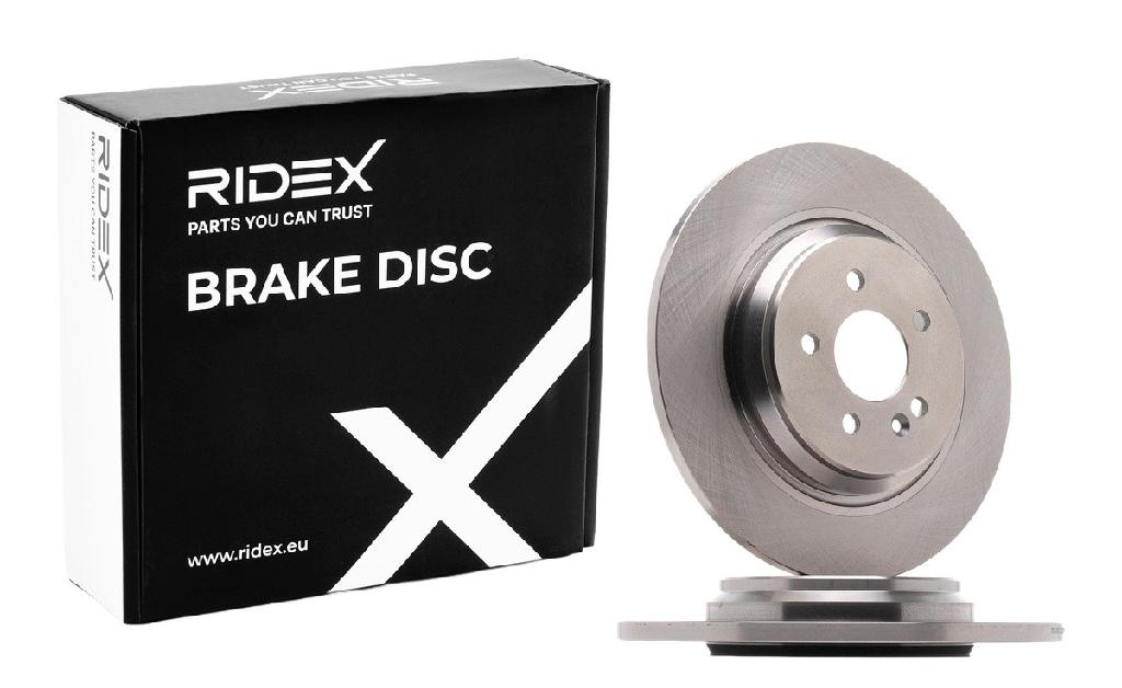 RIDEX 82B0280 2x Bremsscheiben Hinten Ø331mm voll passend für MERCEDES-BENZ