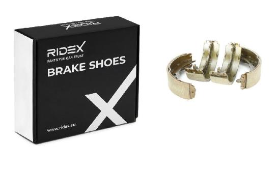 RIDEX Bremsbacken Satz für Trommelbremse Hinten ohne Hebel für FIAT 70B0116 Bild RIDEX Bremsbacken Satz für Trommelbremse Hinten ohne Hebel für FIAT 70B0116