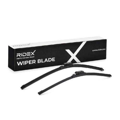 2x RIDEX Scheibenwischer Satz Wischerblätter Satz mit Spoiler Vorne Länge 1: Bild 2x RIDEX Scheibenwischer Satz Wischerblätter Satz mit Spoiler Vorne Länge 1: