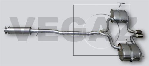 VEGAZ Endschalldämpfer Hinten für MINI Schrägheck (R50, R53) Bild VEGAZ Endschalldämpfer Hinten für MINI Schrägheck (R50, R53)