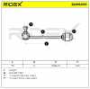 RIDEX 1x Koppelstange Stabilisator Hinten beidseitig für VW Golf 1V Schrägheck Bild RIDEX 1x Koppelstange Stabilisator Hinten beidseitig für VW Golf 1V Schrägheck