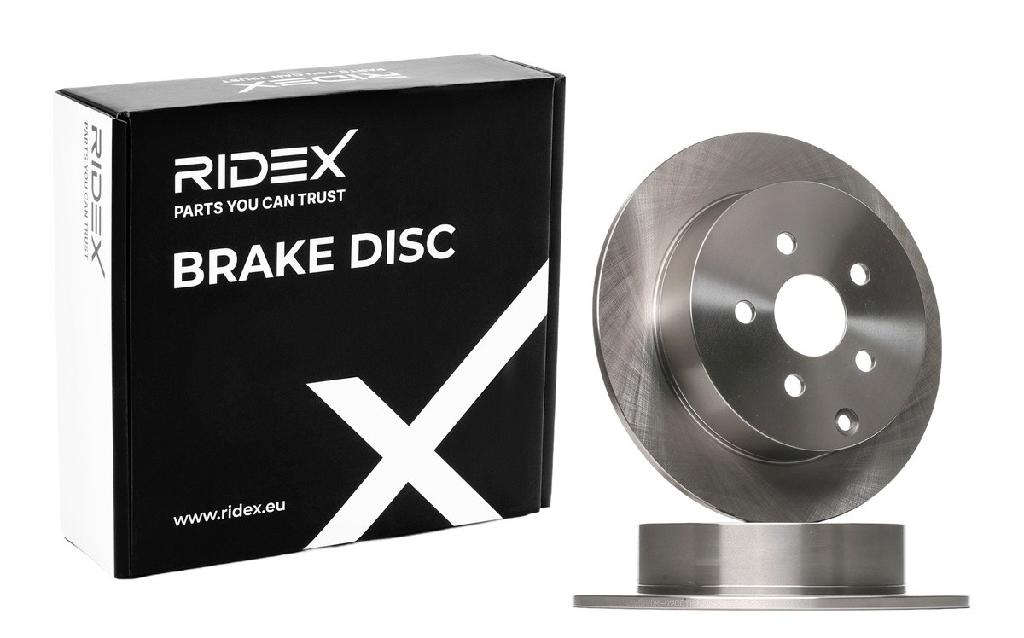 RIDEX 82B0398 2x Bremsscheiben Hinten Ø269mm voll für TOYOTA CELICA (ZZT23)